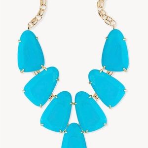 Kendra Scott Harlow Statement Necklace Turquoise